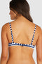 Baku Caspian Booster - Bikinitopje - Voorgevormde cups met beugel - Blauw/Wit