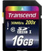 Transcend Premium SDHC kaart 16GB - Class 10 - 30 Mb/s schrijfsnelheid (1 stuk)
