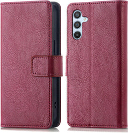 imoshion Samsung Galaxy A34 (5G) - Luxe Bookcase - 3 pasjes - Bordeaux