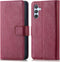 imoshion Samsung Galaxy A34 (5G) - Luxe Bookcase - 3 pasjes - Bordeaux