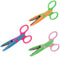 Hobby/knutsel scharen set 3x stuks voor kinderen - multi kleuren - 11 cm - papierschaar/knutselen