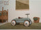 Little Dutch Retro Loopauto - Metalen loopauto - Rubberen wielen - Olijf groen