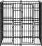 vidaXL - Hondenkennel - 3,69 - m² - staal