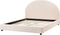 VAUCLUSE - Tweepersoonsbed - Lichtbeige - 160 x 200 cm - Polyester
