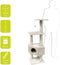 Ebi Classic Loona - Krabpaal - 4 niveaus - Beige - 40 x 40 x 135 cm