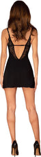 Bellastia Babydoll Met Sexy String - Zwart