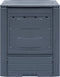 vidaXL - Compostbakken - 3 - st - 900 - L - 60x60x83 - cm - kunststof - rattan - bruin
