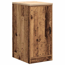 vidaXL - Garagekast - 40x51x85 - cm - massief - grenenhout - oud - hout
