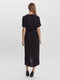 Vero Moda VMVICA S/S Shirt Dress GA Noos - Dames Jurk - Korte mouwen V-hals met ceintuur
