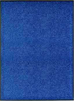 vidaXL - Deurmat - wasbaar - 90x120 - cm - blauw
