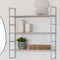 Wandrek Beja - 48x17x55 cm - grijs staal