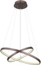 Globo Ralph - hanglamp - LED - Ø 51cm - bruin - 67192-42BR