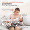 Vulpes Goods® BabyCare - Voedingskussen - 3in1 - Premium Grey Cloudy