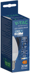 V-TAC VT-1818 - LED-kaarslamp - E14-fitting - 3,7 W - 320 lumen - 4000 K - Wit