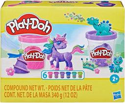 Play-Doh Sparkle Compound Collection - Boetseerklei met glitters - 6 potjes (6-pack)