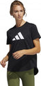 adidas 3 Bar Logo - Sportshirt Dames - Waterabsorberend en zacht - Zwart/Wit