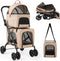 Coast 3-in-1 Hondenbuggy - Beige - Opvouwbaar - 53 x 84 x 105 cm