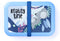 Amuse Plus - Tropical Teens - Lunchbox Large - Broodtrommel - Brooddoos- Leaf Me Alone - Oranje - In hoogte verstelbaar - Rekker inclusief - Made in Belgium