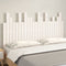 vidaXL - Hoofdbord - wandmontage - 146,5x3x80 - cm - massief - grenenhout - wit