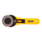 Olfa RTY-3/G - Roterend mes 60mm - Geel zwart