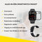 Zoluko Smartwatch - Sporthorloge met Fitness Tracker - Hartslagmonitor en Slaaptracker - Zwart