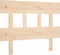 vidaXL - Hoofdbord - 103,5x3x81 - cm - massief - grenenhout