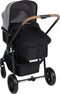 Bebeconfort Haze Trio - 3-in-1 reissysteem kinderwagen - 0-4 jaar (0-22 kg) - 2-in-1 zitgedeelte - Tinted Gray