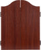 Longfield Darts - Houten kabinet - Dartbord 46 cm - 6 Steeltip pijlen - Kleur Rood/Bruin