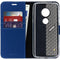 Accezz Wallet Softcase Booktype - Geschikt voor Motorola Moto G6 Play / Moto E5 - 3 Pashouders - Donkerblauw