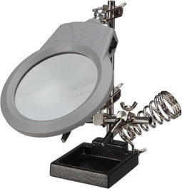 Velleman - Derde hand - Vergrootglas LED lamp soldeerbouthouder - 21 cm hoog
