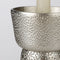 Casa Vivante Dakar - Kandelaar - H22 x Ø11 cm - Aluminium antiek zilver