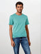 LEBASQ De Bakker - Heren T-shirt - Biologisch Katoen 200 GSM - Lagoon - L