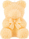 J-Line kaars Teddy Beer - lichtgeel - large - 25U