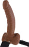 Pipedream - Fetish Fantasy - Hollow Strap-On with Balls - 9 Inch - Skin