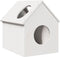 vidaXL - Kattenhuis - 41x50x50 - cm - massief - grenenhout