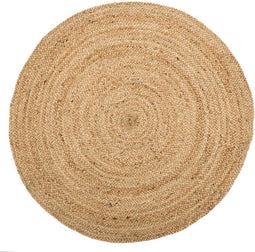 Tapijt 120 x 120 x 1 cm Natuurlijk Jute