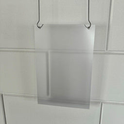 Prijskaarthoes vertikaal voor 210x297 mm