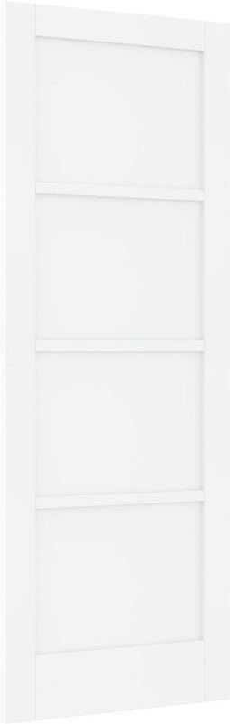 vidaXL - Interne - Deur - "ORKDAL" - Wit - 73,5x198,5x4 - cm - Massief - Dennenhout