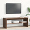 vidaXL - Tv-meubel - 100x40x40 - cm - bewerkt - hout - bruin - eikenkleur