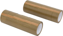 Verpakkingstapes 12 st 48 mm x 66 m bruin
