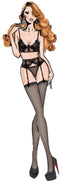 Ondergoed Set Bombshell Boudoir Zwart (S)