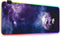 RGB Gaming Muismat 900x400mm XXL 13 LED Lichteffecten Glad Oppervlak Antislip Computer PC en Laptop Muismat Sterrenhemel B