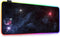 RGB Gaming Muismat 900x400mm XXL 13 LED Lichteffecten Glad Oppervlak Antislip Computer PC en Laptop Muis Mat Sterrenhemel C