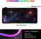 RGB Gaming Muismat 900x400mm XXL 13 LED Lichteffecten Glad Oppervlak Antislip Computer PC en Laptop Muis Mat Sterrenhemel C
