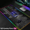 RGB-gamingmuismat XXL 900 x 400 mm XL 800 x 300 mm Grote muismat 13 LED-lichteffecten Glad antislip oppervlak Computer PC en laptop Muismat Wereldkaart