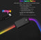 RGB-gamingmuismat XXL 900 x 400 mm XL 800 x 300 mm Grote muismat 13 LED-lichteffecten Glad antislip oppervlak Computer PC en laptop Muismat Wereldkaart
