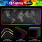 RGB-gamingmuismat XXL 900 x 400 mm XL 800 x 300 mm Grote muismat 13 LED-lichteffecten Glad antislip oppervlak Computer PC en laptop Muismat Wereldkaart