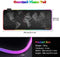 RGB-gamingmuismat XXL 900 x 400 mm XL 800 x 300 mm Grote muismat 13 LED-lichteffecten Glad antislip oppervlak Computer PC en laptop Muismat Wereldkaart