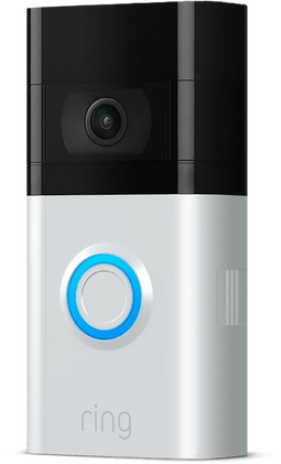 Ring Video Doorbell 3 - Deurbel - 1080p HD-video met tweerichtingsspraak - Zwart/Zilver