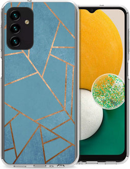 iMoshion Hoesje Geschikt voor Samsung Galaxy A13 (5G) / A04s Hoesje Siliconen - iMoshion Design hoesje - Blauw / Blue Graphic
